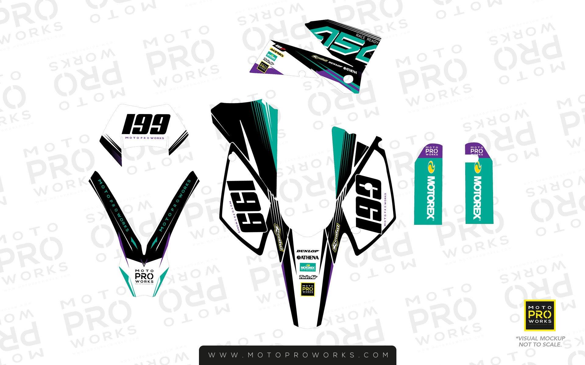 KTM GRAPHIC KIT - "GOFAST" (salmiak) - MotoProWorks | Decals and Bike Graphic kit