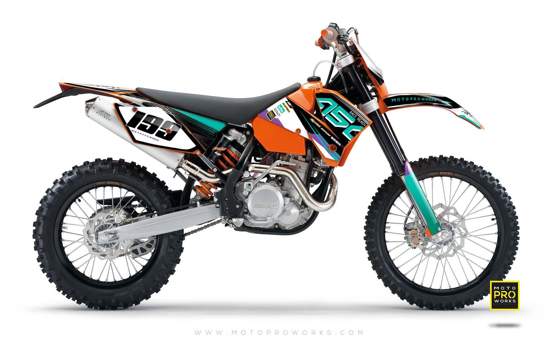 KTM GRAPHIC KIT - "GOFAST" (salmiak) - MotoProWorks | Decals and Bike Graphic kit
