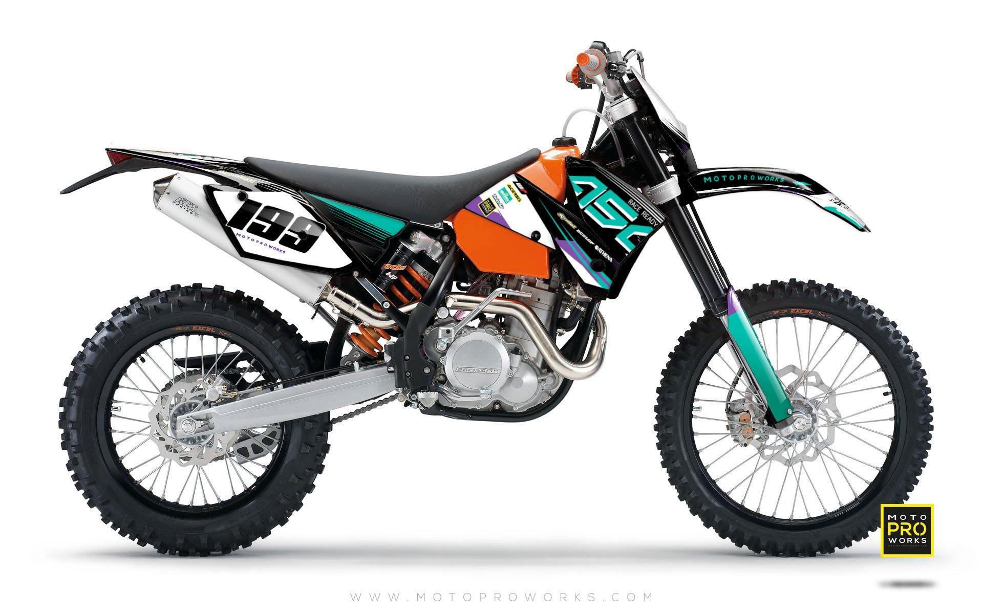 KTM GRAPHIC KIT - "GOFAST" (salmiak) - MotoProWorks | Decals and Bike Graphic kit