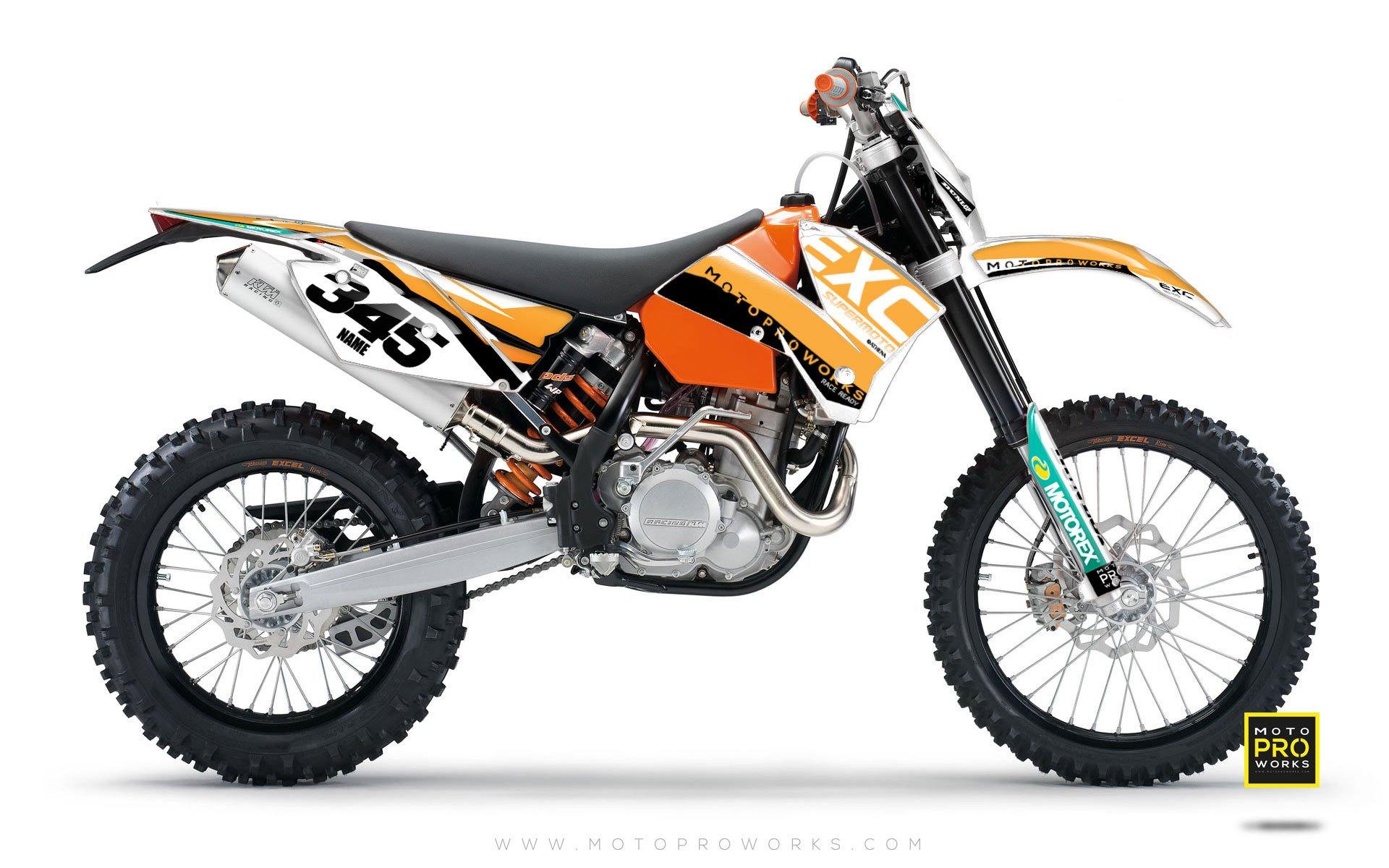 KTM GRAPHIC KIT - "GRADIUS" (orange) - MotoProWorks | Decals and Bike Graphic kit