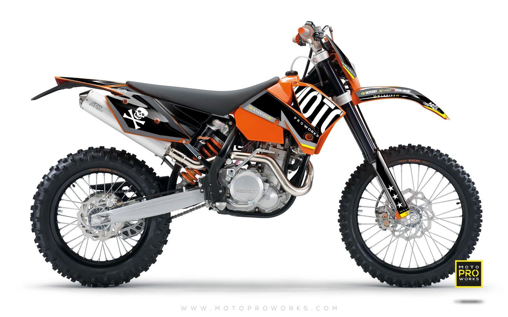 KTM GRAPHIC KIT - "GTECH" (black) - MotoProWorks | Decals and Bike Graphic kit