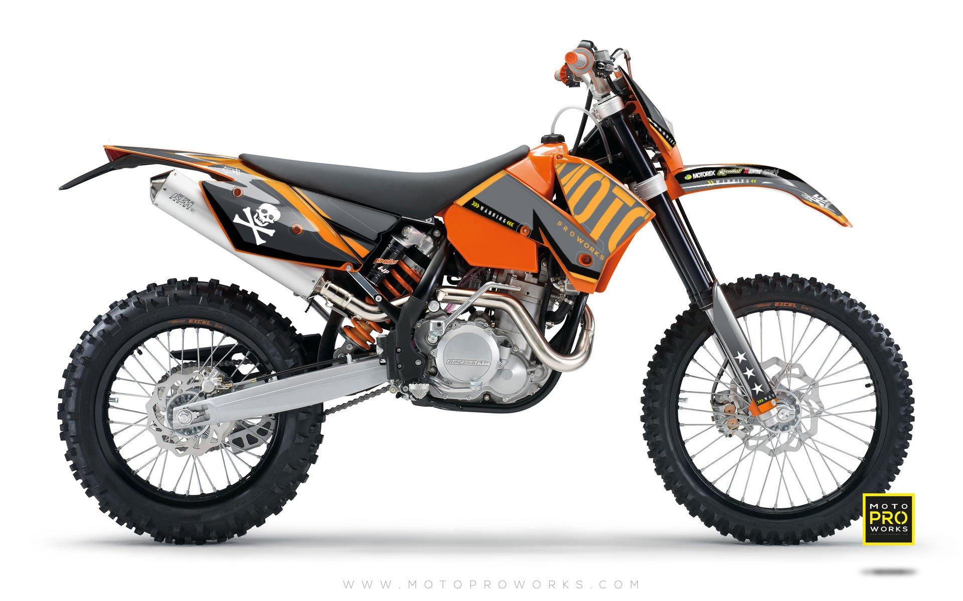 KTM GRAPHIC KIT - "GTECH" (grey) - MotoProWorks | Decals and Bike Graphic kit