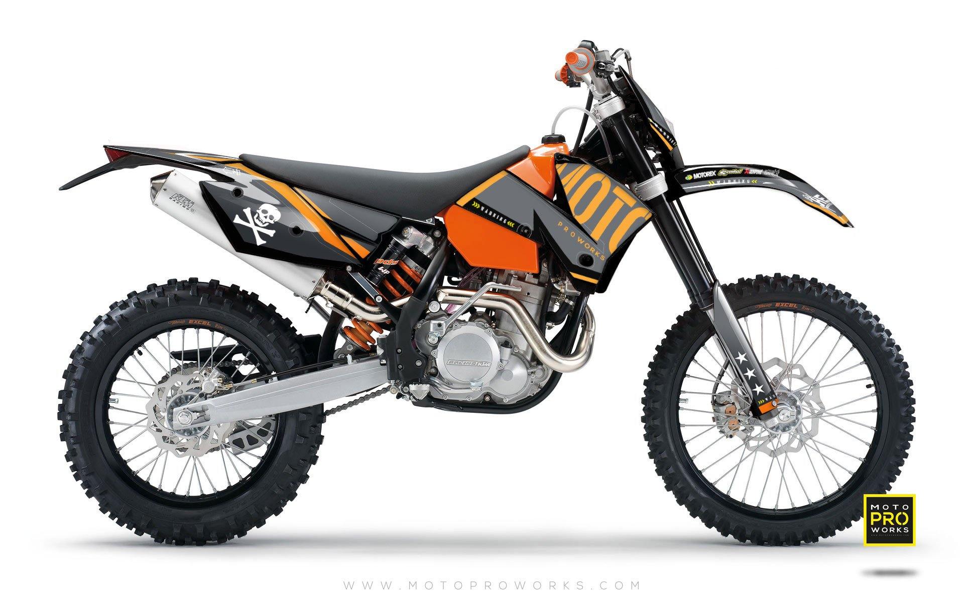 KTM GRAPHIC KIT - "GTECH" (grey) - MotoProWorks | Decals and Bike Graphic kit
