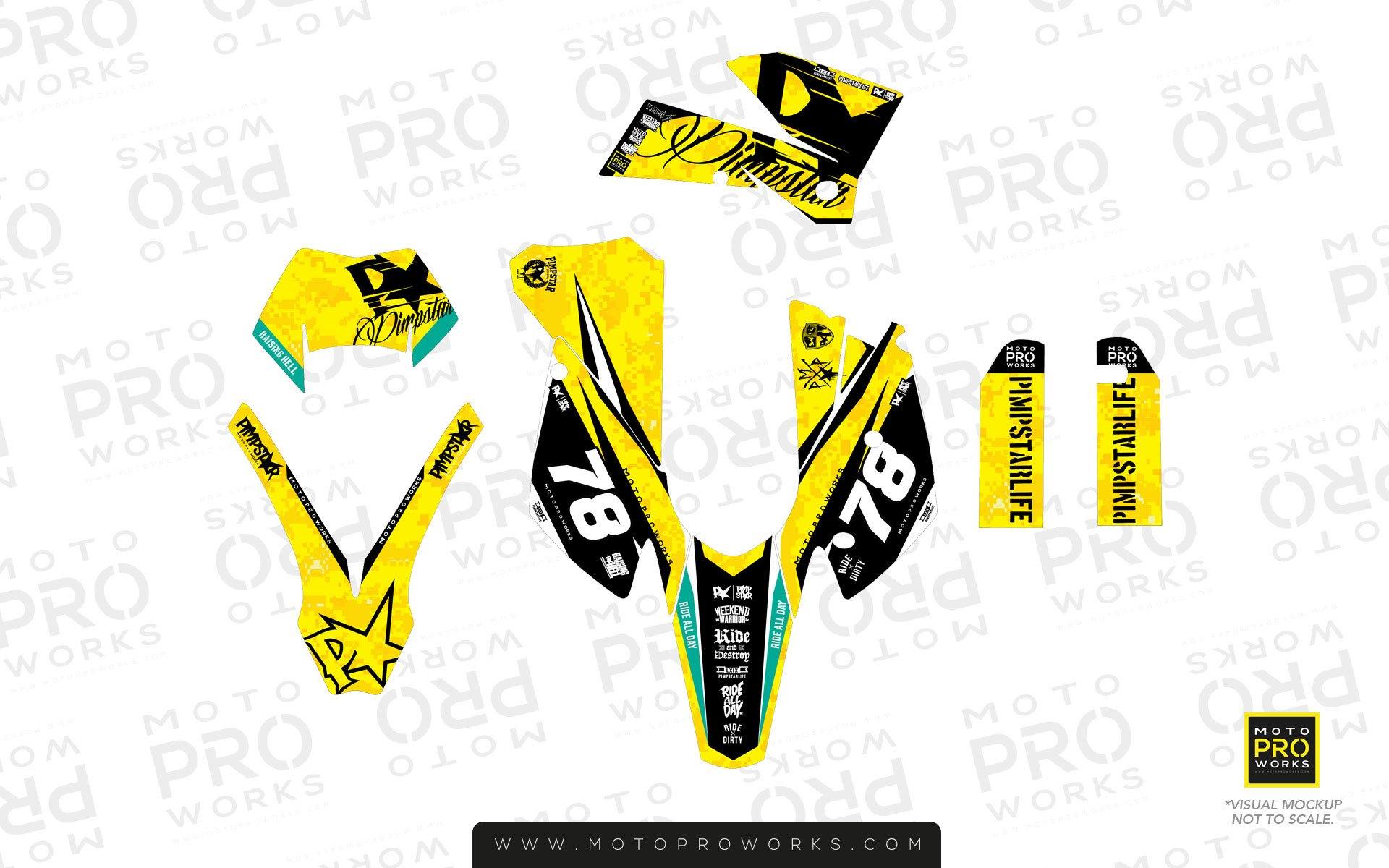KTM GRAPHIC KIT - "MARPAT" (wasp) - MotoProWorks | Decals and Bike Graphic kit