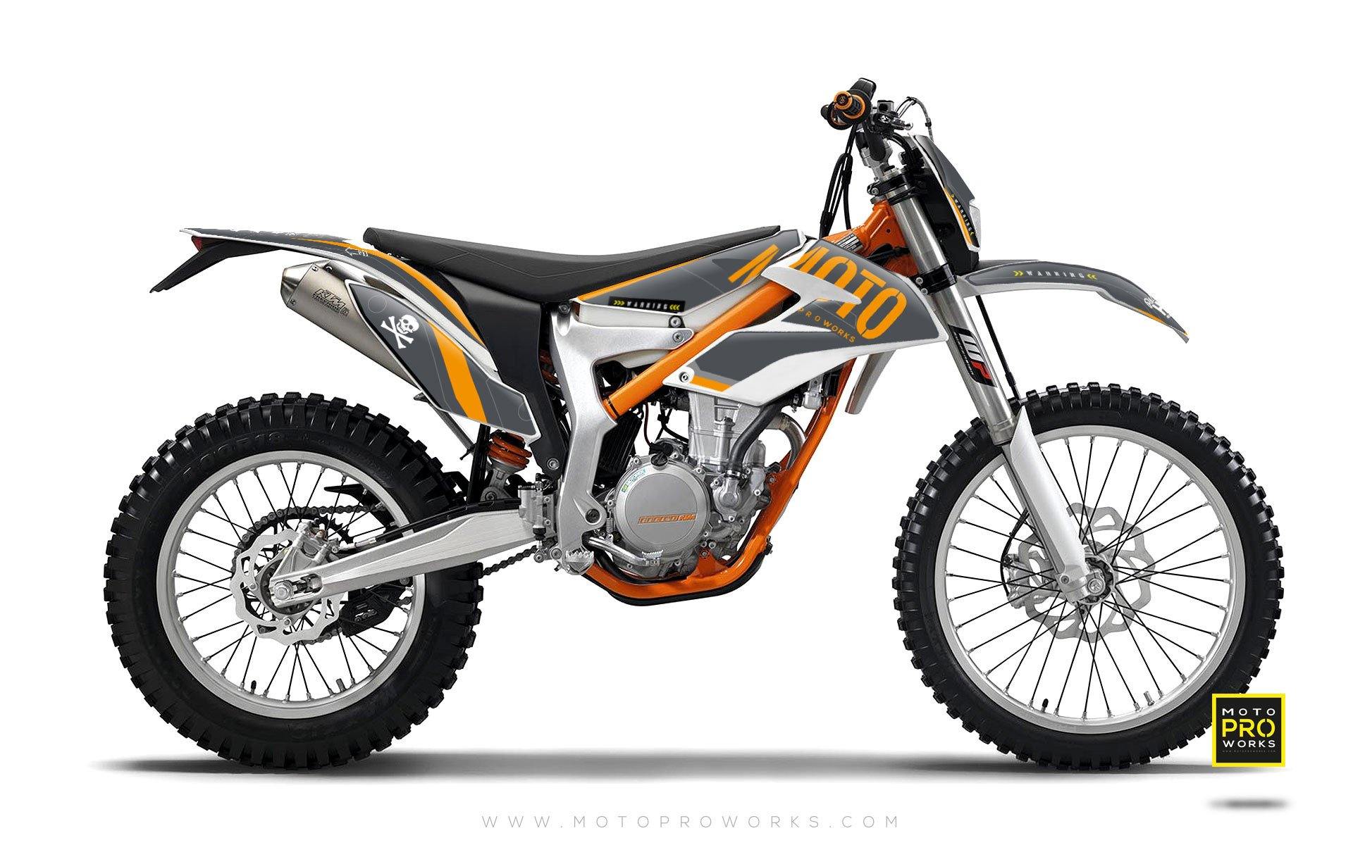 KTM GRAPHIC KIT - "GTECH" (grey) - MotoProWorks | Decals and Bike Graphic kit