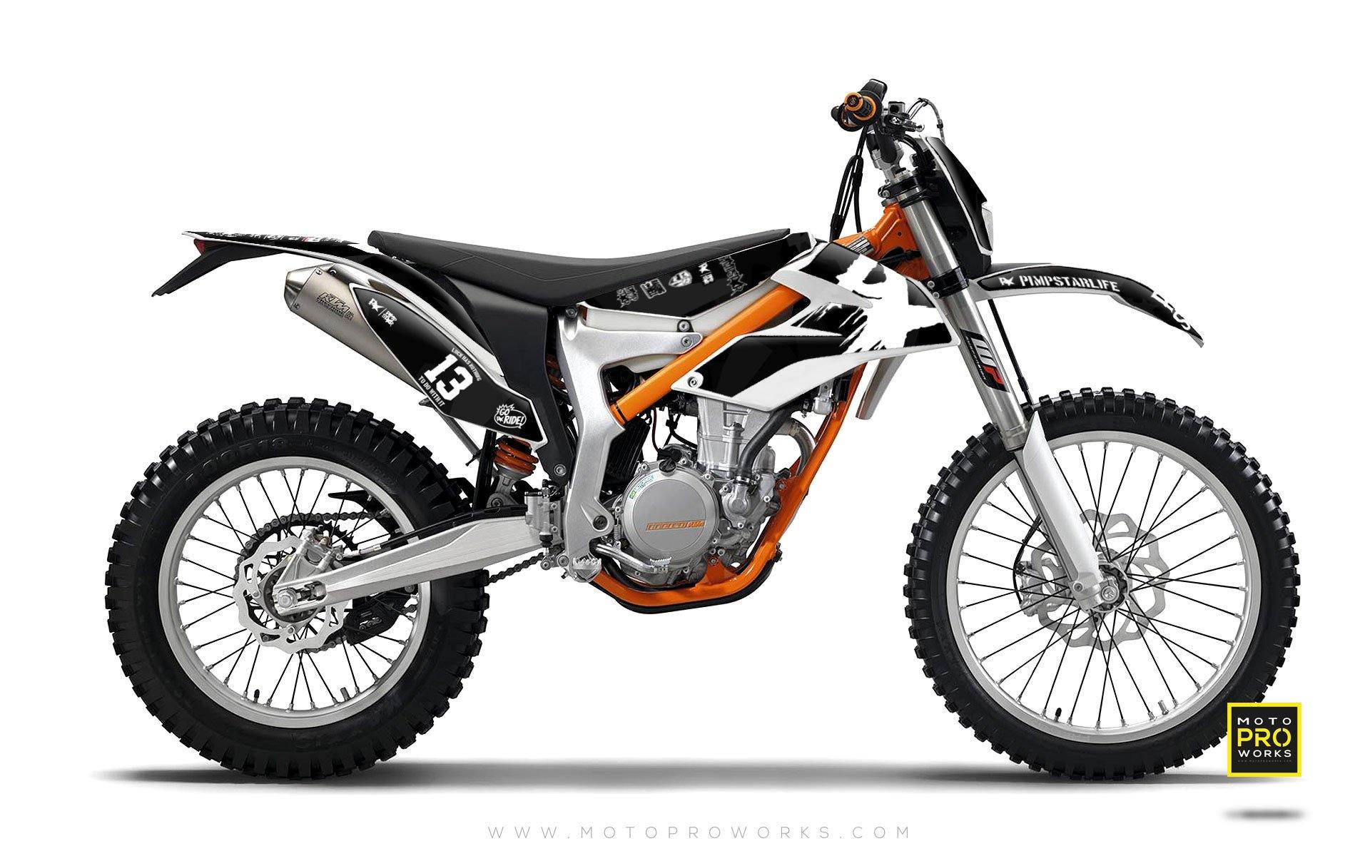 KTM GRAPHIC KIT - "M90" (black) - MotoProWorks | Decals and Bike Graphic kit