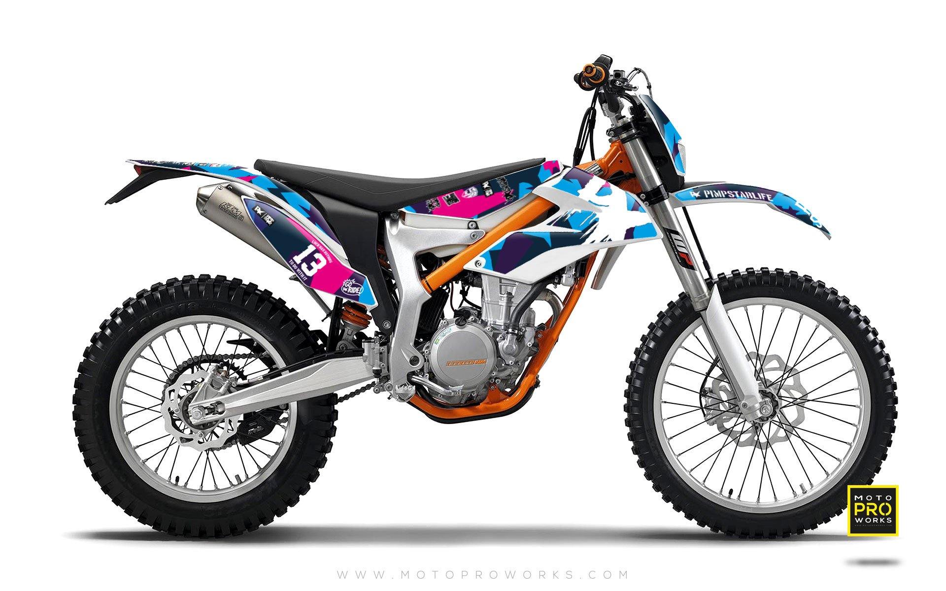 KTM GRAPHIC KIT - "M90" (candy) - MotoProWorks | Decals and Bike Graphic kit