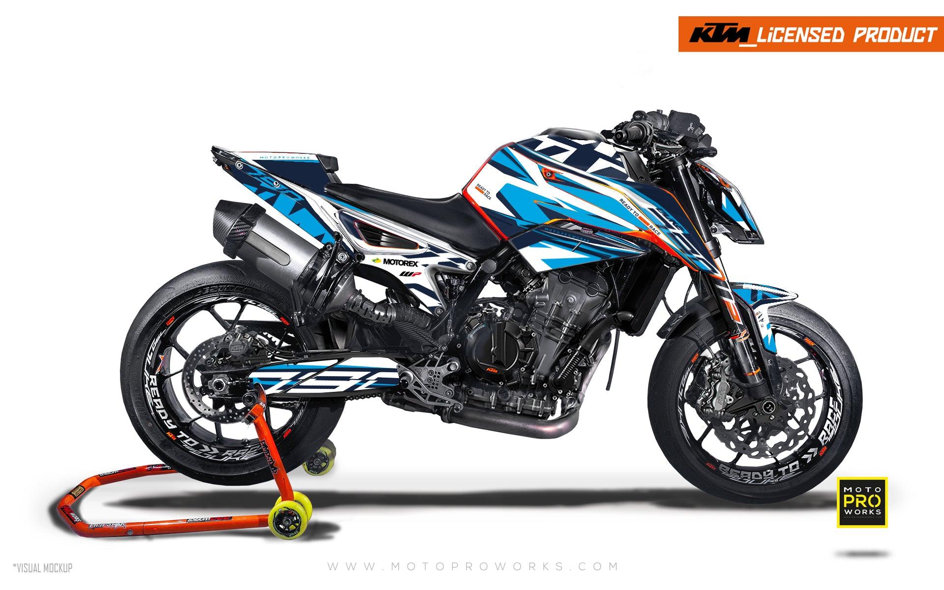 KTM 790/890 Duke GRAPHICS - "Legacy" (Blue) - MotoProWorks