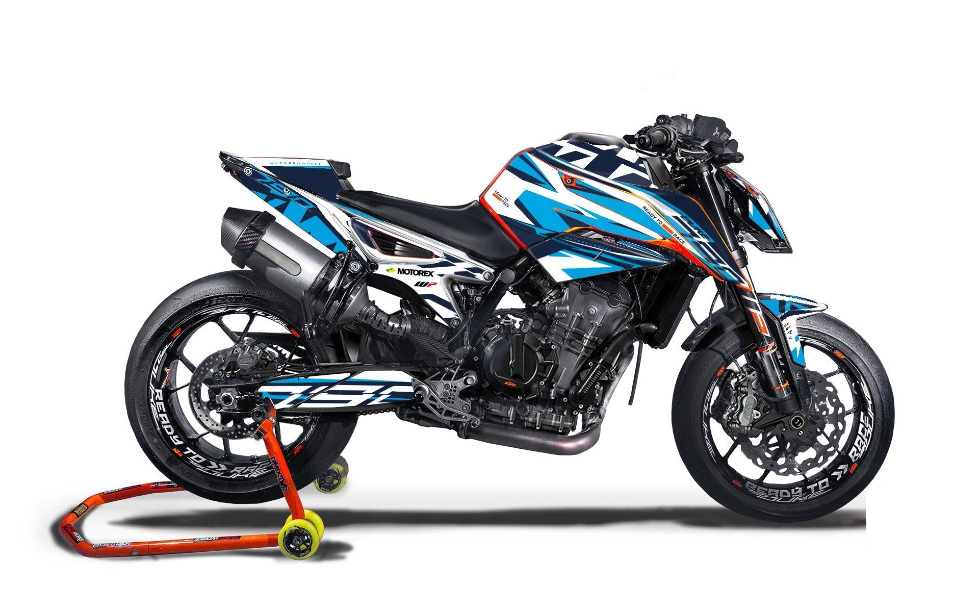KTM 790/890 Duke GRAPHICS - "Legacy" (Blue) - MotoProWorks