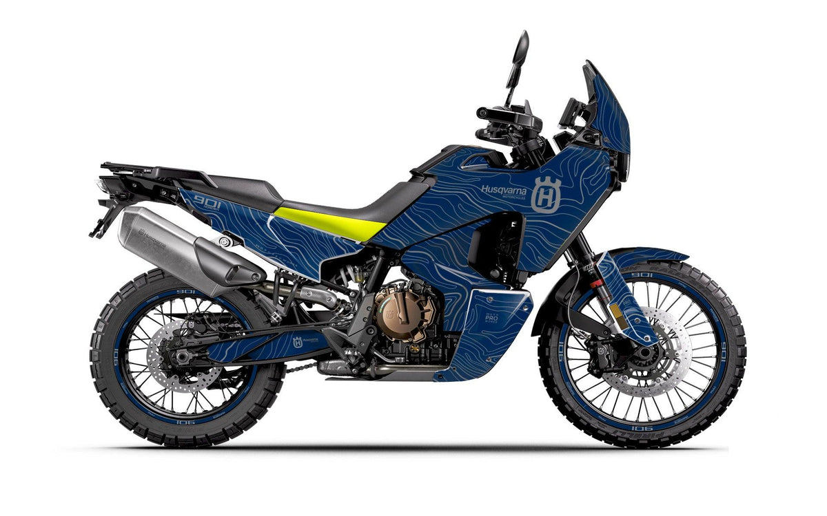 HUSQVARNA Norden 901 GRAPHICS - "Topography" (Blue) - MotoProWorks