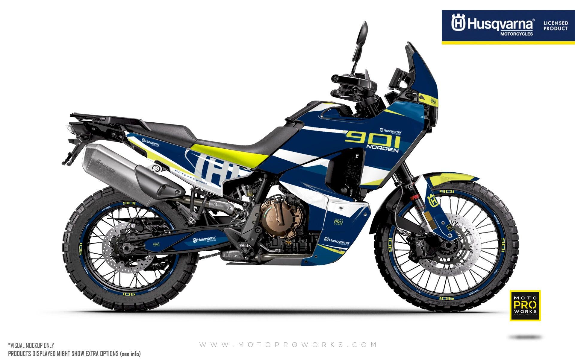 HUSQVARNA Norden 901 GRAPHICS - "NineOhOne" (Blue) - MotoProWorks