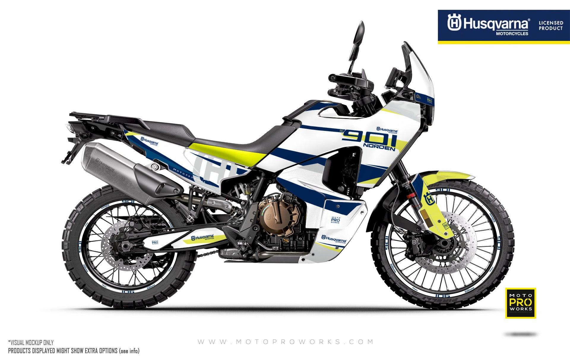 HUSQVARNA Norden 901 GRAPHICS - "NineOhOne" (White) - MotoProWorks