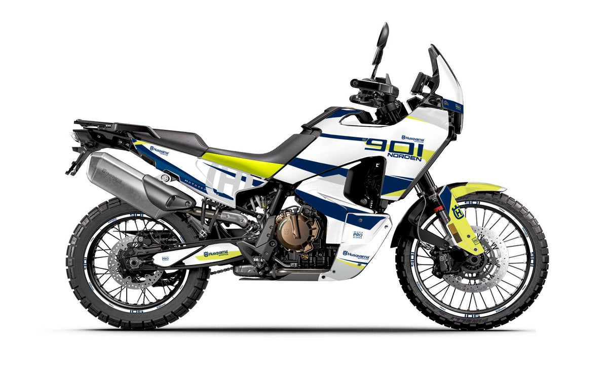 HUSQVARNA Norden 901 GRAPHICS - "NineOhOne" (White) - MotoProWorks