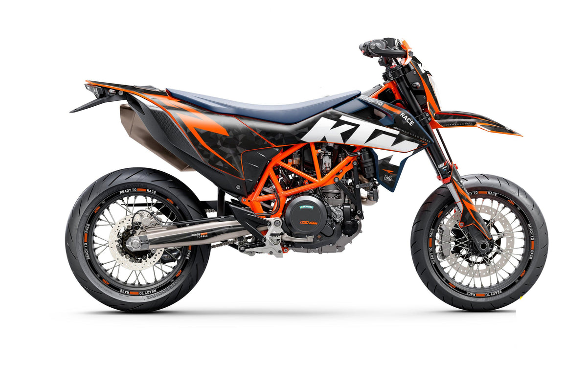 KTM GRAPHICS - 690 SMC-R "Polyatomic" (Black) - MotoProWorks