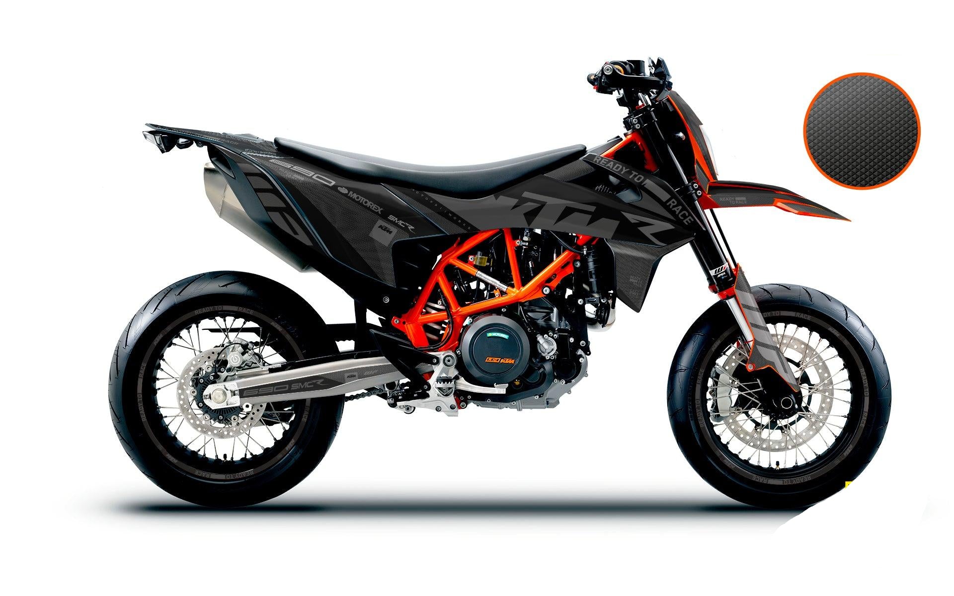 KTM GRAPHICS - 690 SMC-R "RR Tech 2.0.2.2" (Black) - MotoProWorks