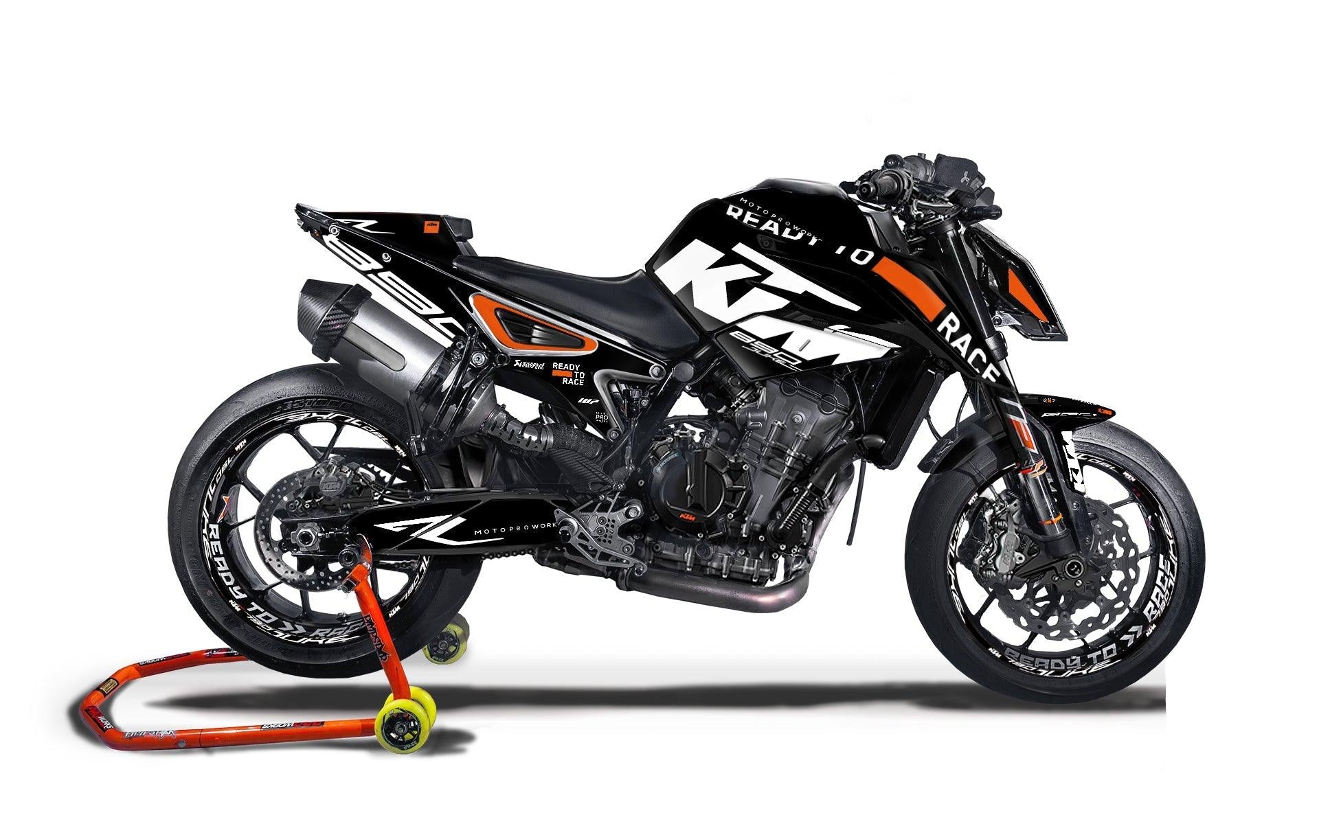 KTM 790/890 Duke GRAPHICS - "Sector" (Black) - MotoProWorks