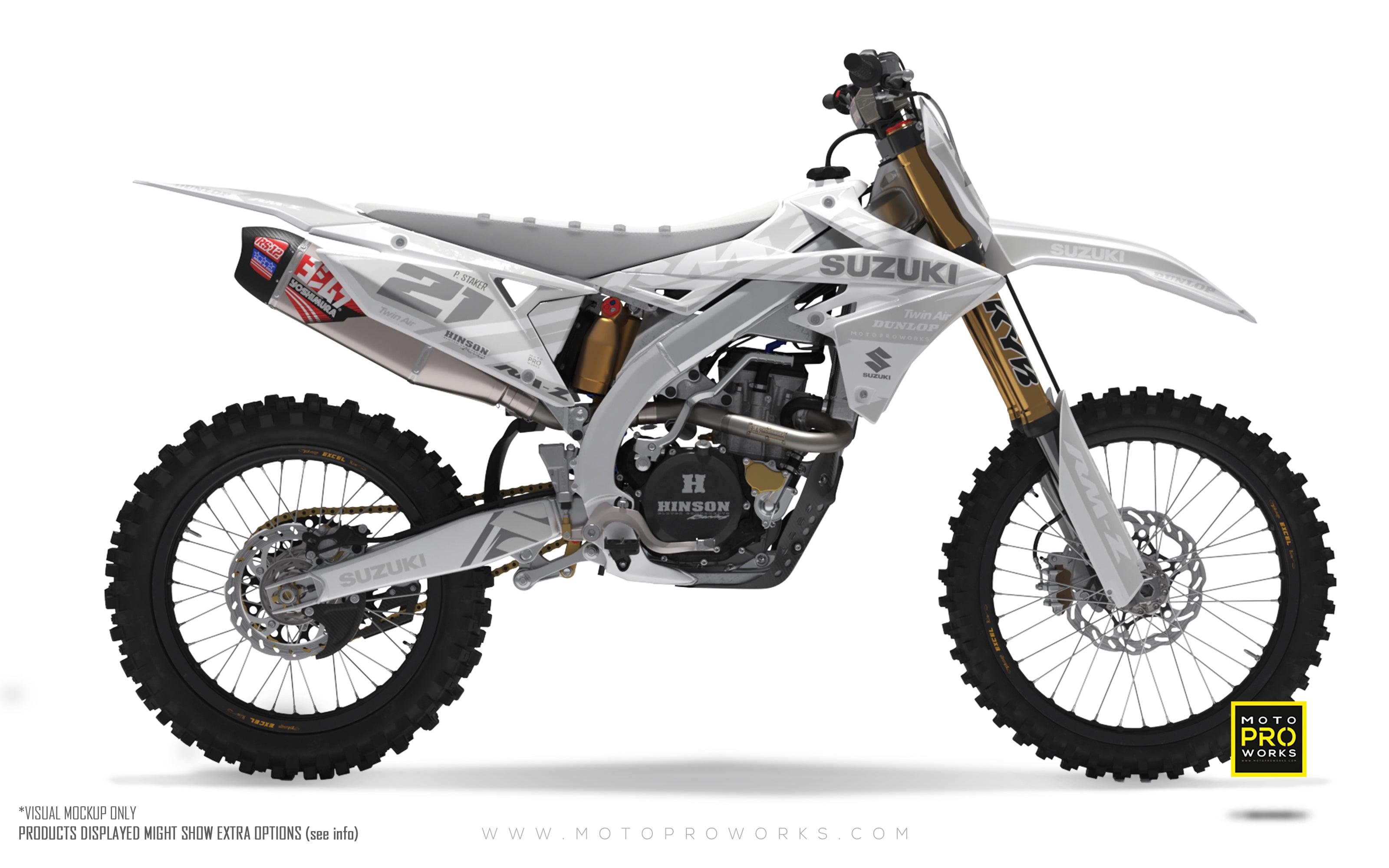 Suzuki GRAPHICS - "Eruption" Snow - MotoProWorks