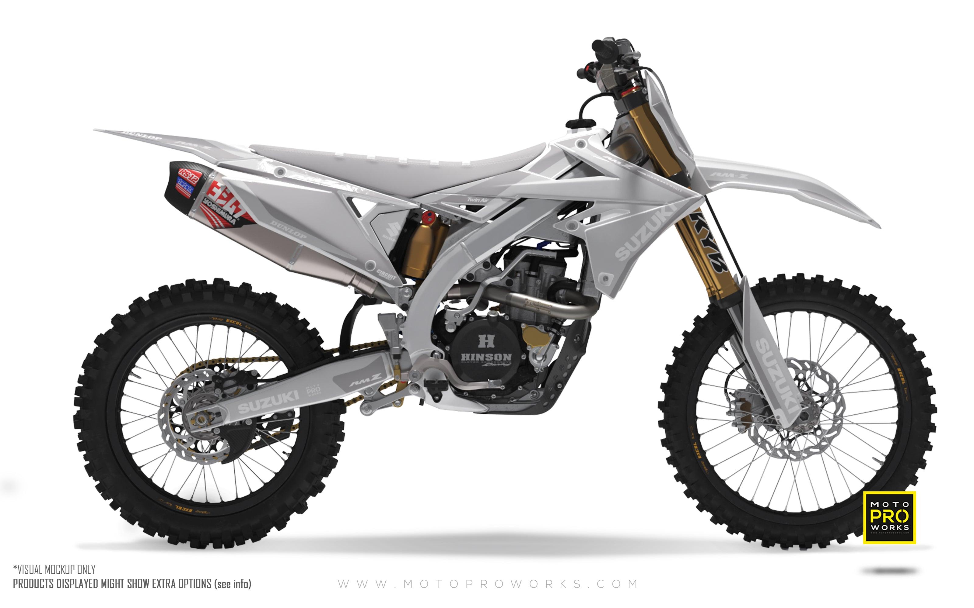 Suzuki GRAPHICS - "Trail" grey - MotoProWorks