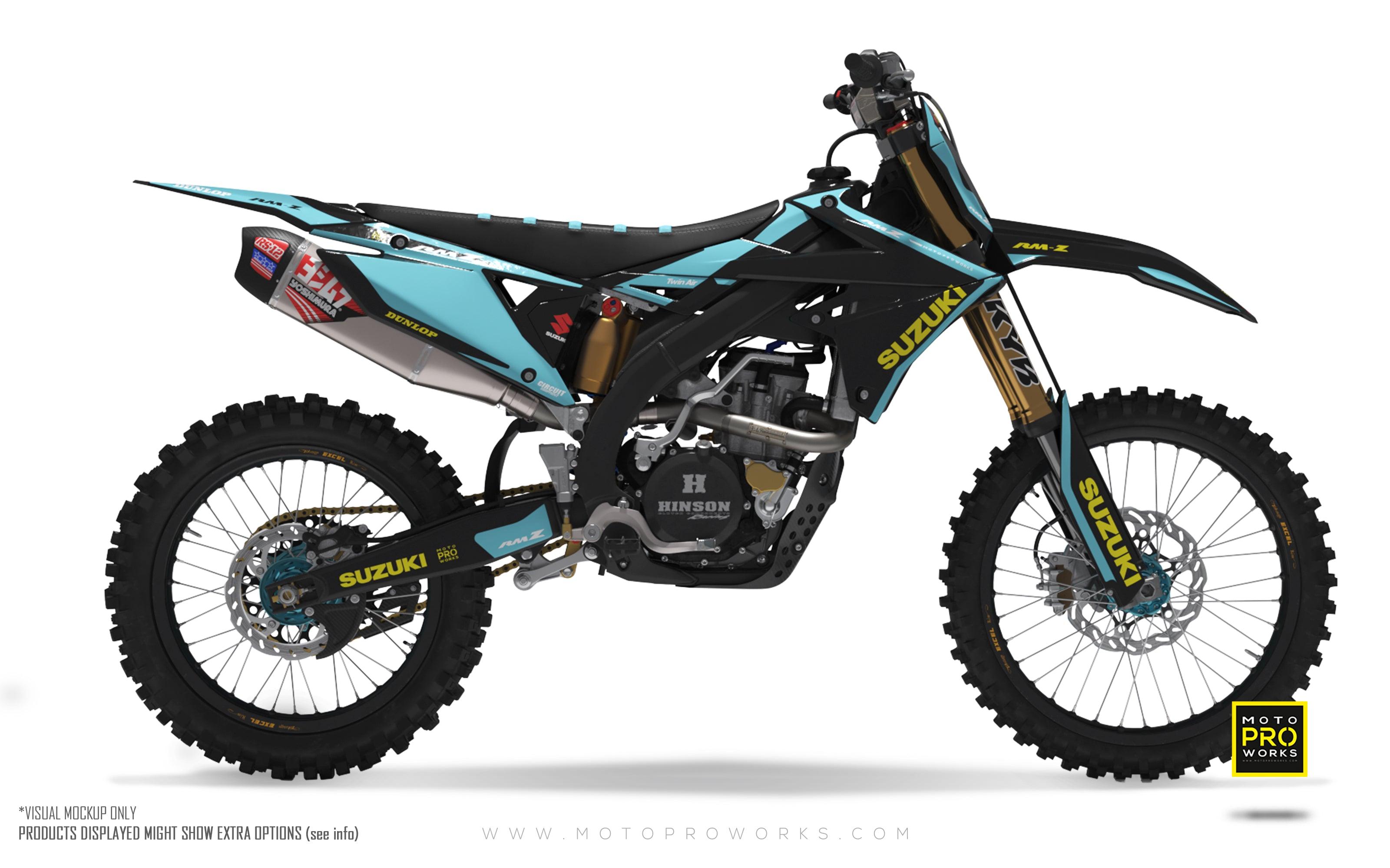 Suzuki GRAPHICS - "Trail" mint - MotoProWorks