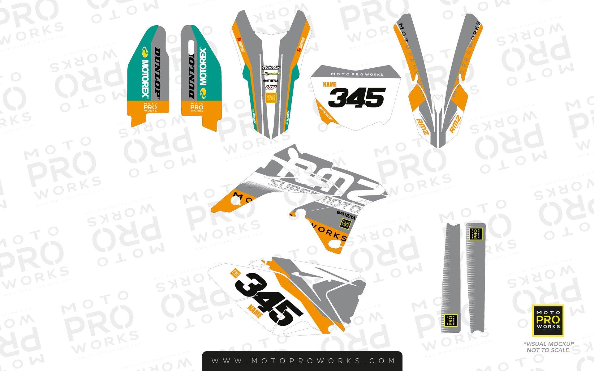 Suzuki GRAPHIC KIT - "GOFAST" (minty) - MotoProWorks | Decals and Bike Graphic kit