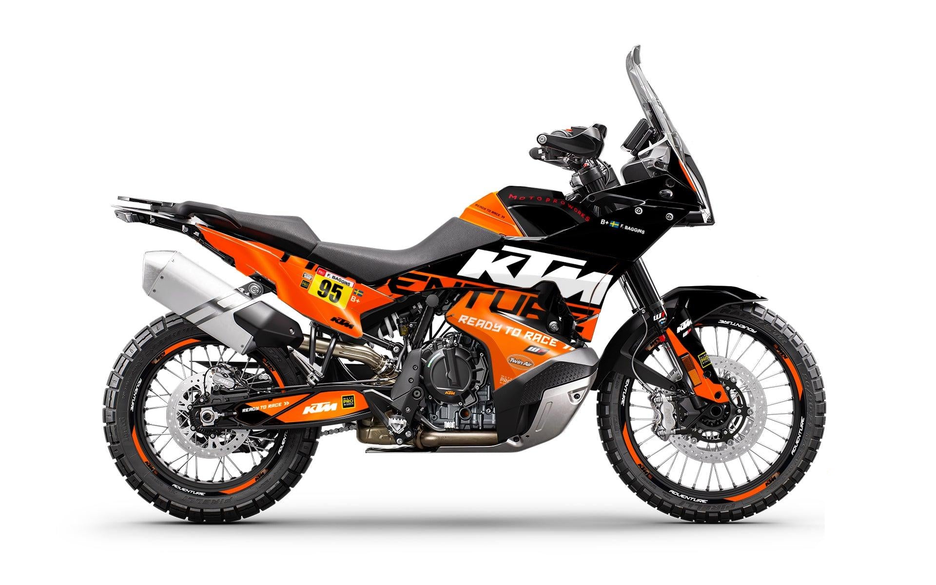 KTM 790/890 Adventure R/S 2023-2024 GRAPHICS - "Waypointer" (Midnight) - MotoProWorks