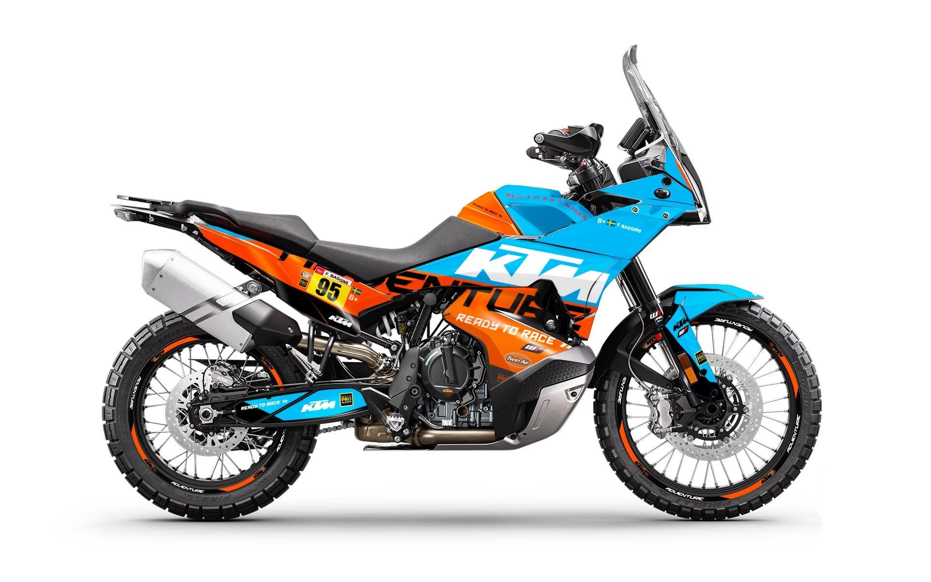 KTM 790/890 Adventure R/S 2023-2024 GRAPHICS - "Waypointer" (Ocean) - MotoProWorks