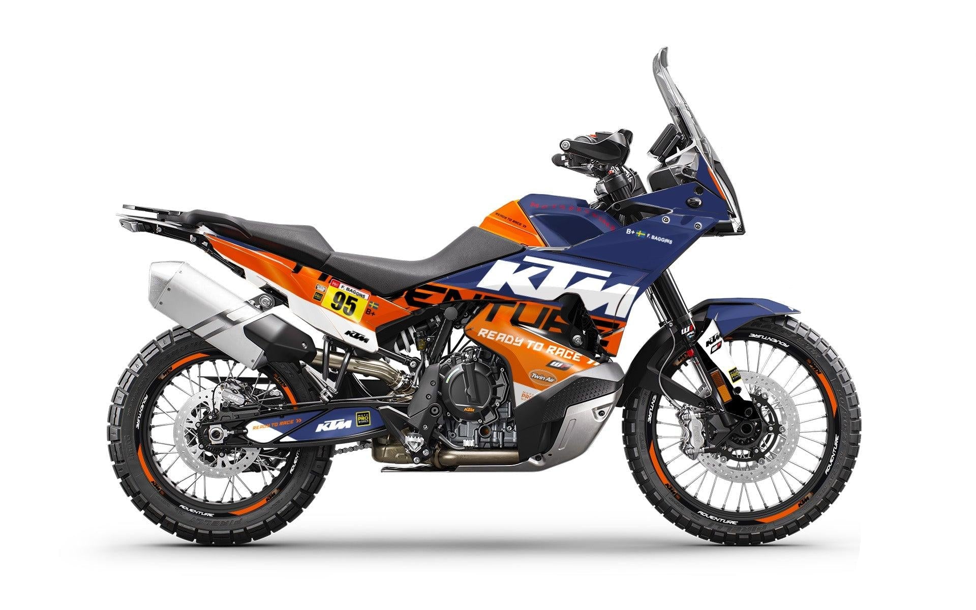 KTM 790/890 Adventure R/S 2023-2024 GRAPHICS - "Waypointer" (Sunset) - MotoProWorks