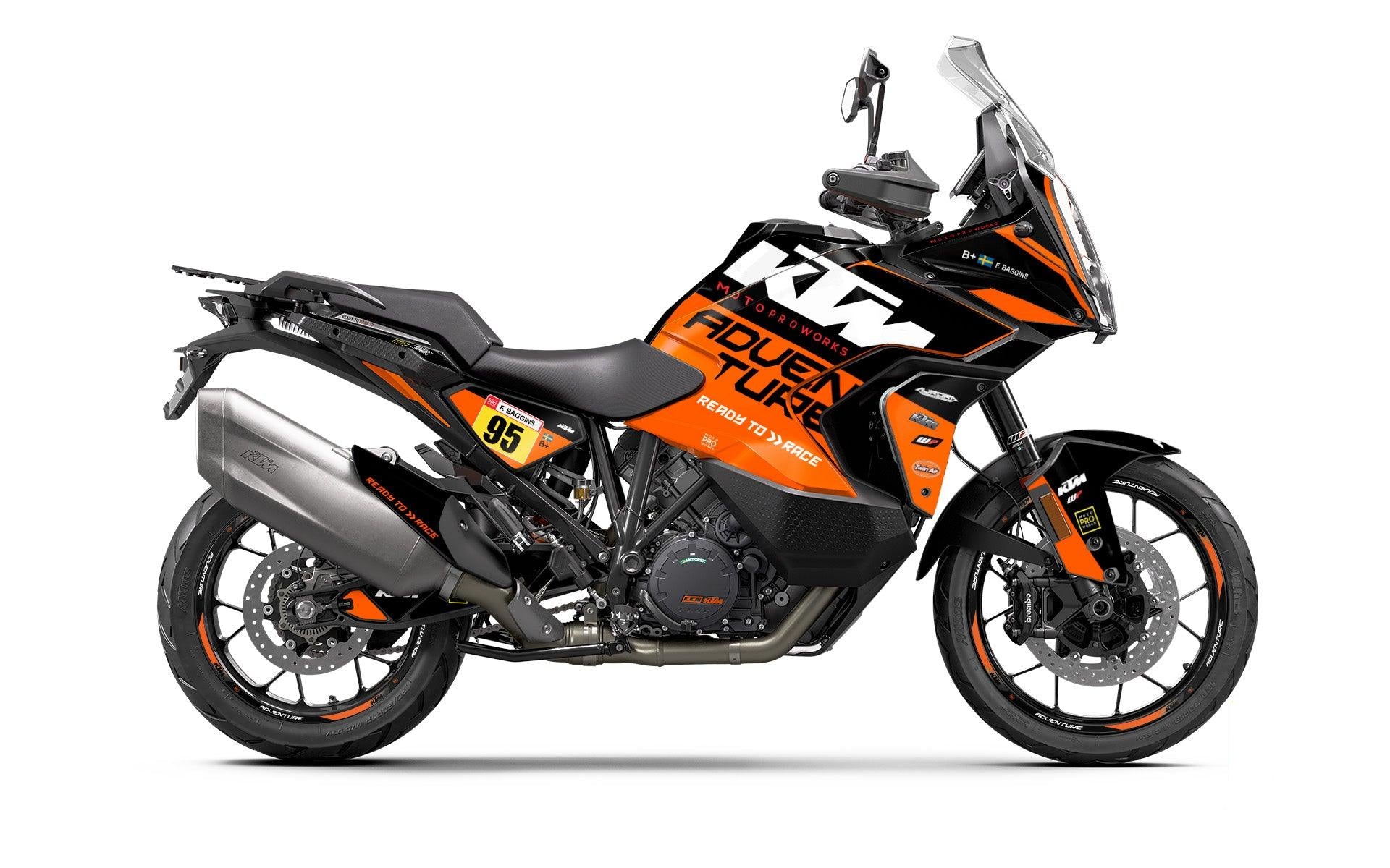 KTM 1290 Super Adventure 2021-2024 GRAPHICS - "Waypointer" (Midnight) - MotoProWorks