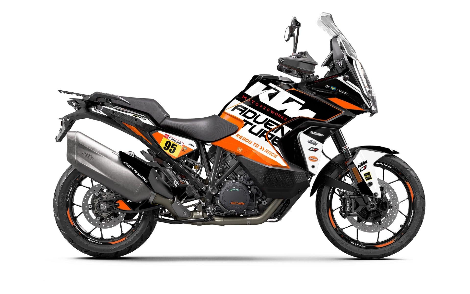 KTM 1290 Super Adventure 2021-2024 GRAPHICS - "Waypointer" (Night) - MotoProWorks