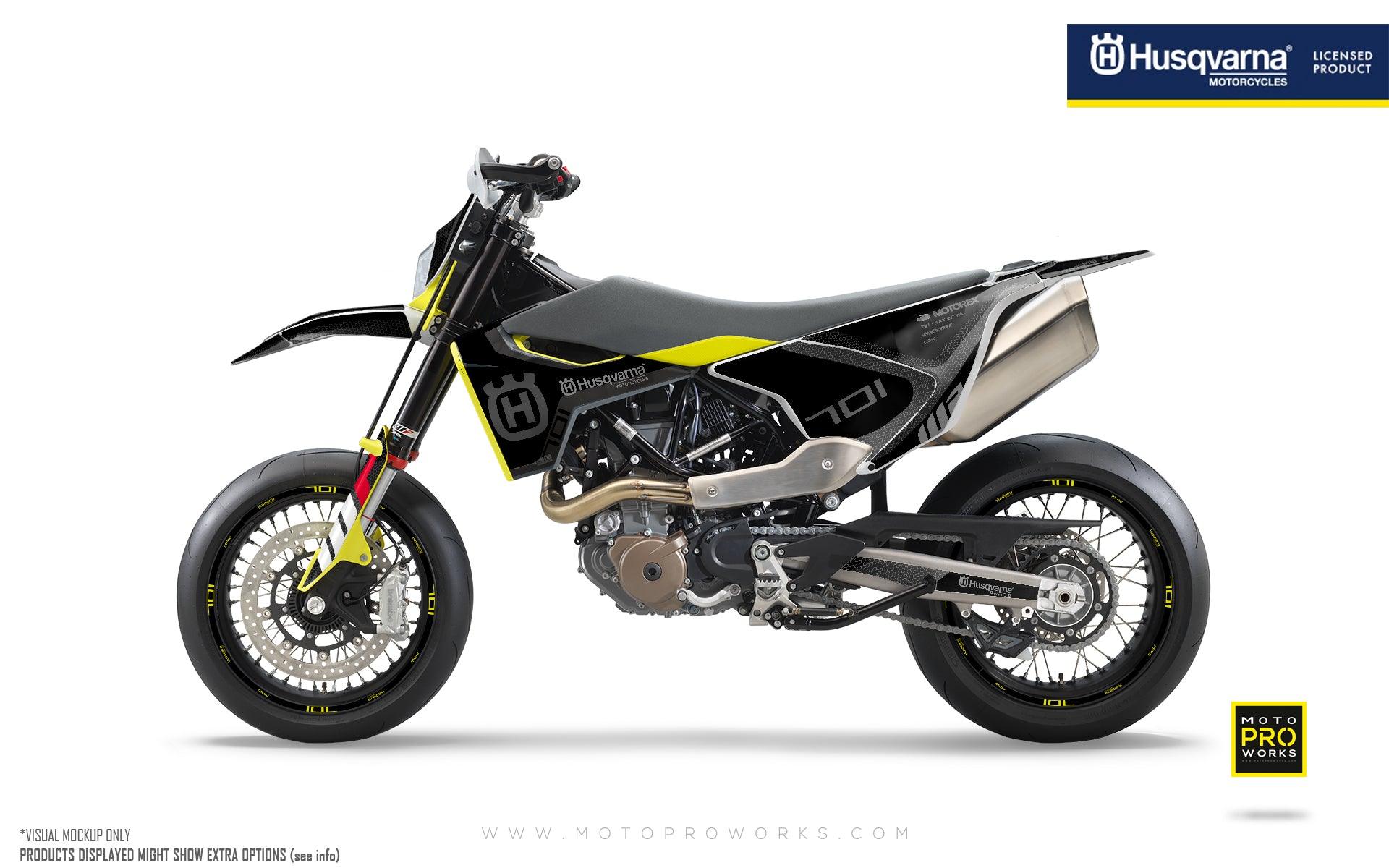 Husqvarna 701 GRAPHICS - "RR-Tech" (Black) - MotoProWorks