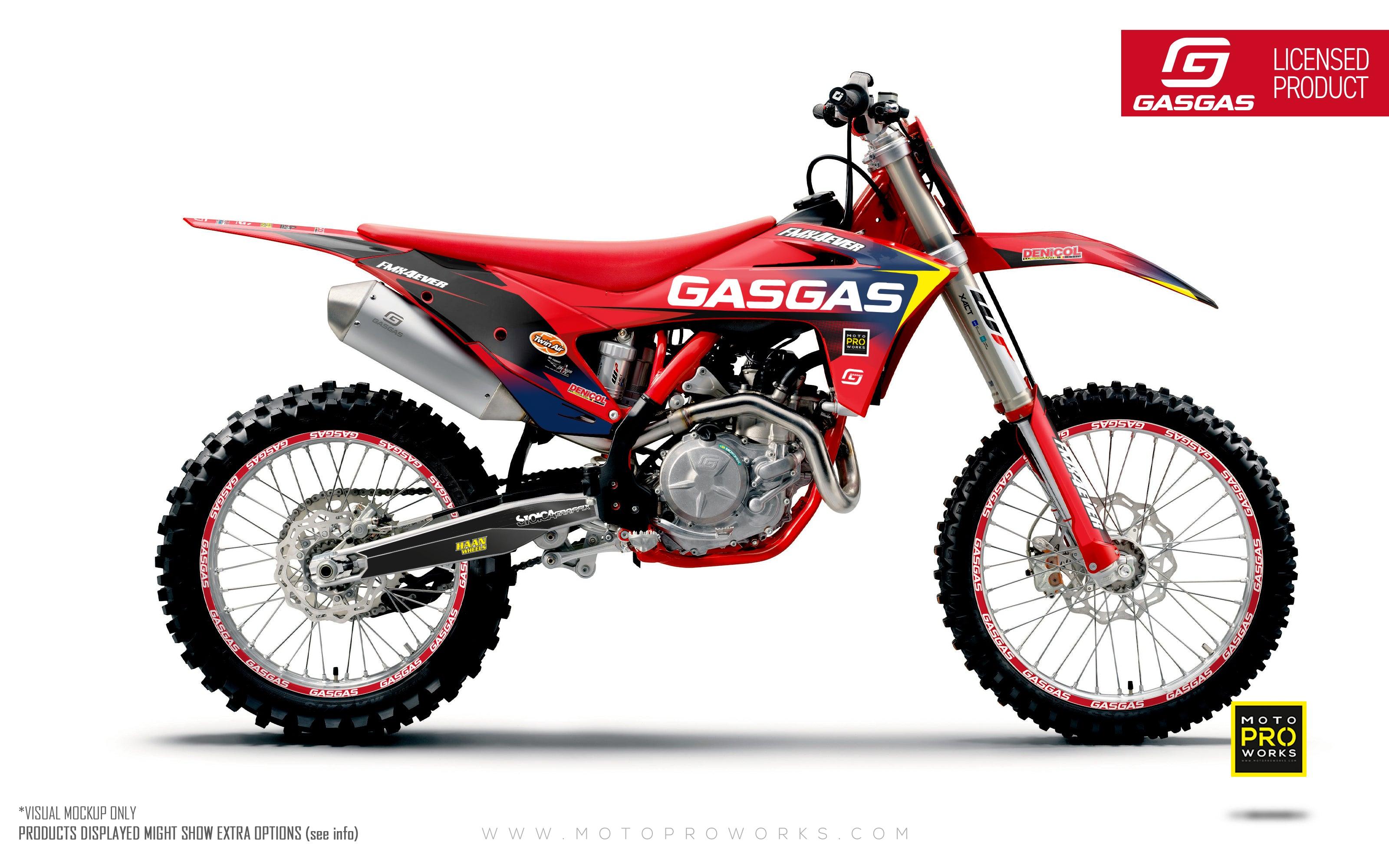 GASGAS GRAPHICS - "FMX4EVER" (Blue) - MotoProWorks
