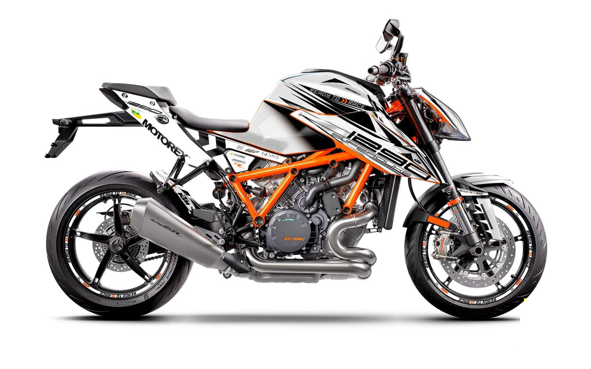 KTM 1290 Super Duke R 2020-2023 - "Vortex" (White) - MotoProWorks