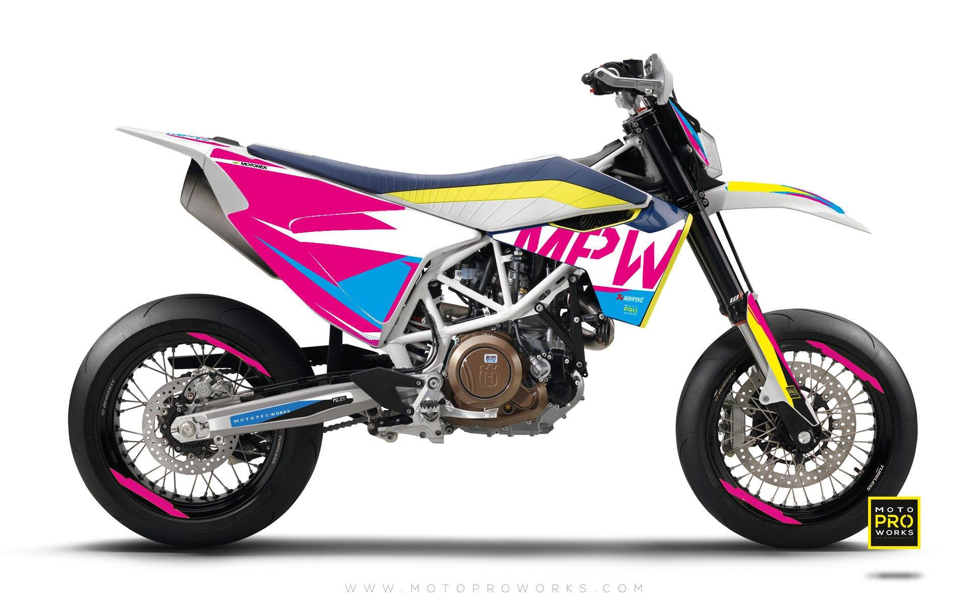 Husqvarna GRAPHIC KIT - "AVIX" (cmyk) - MotoProWorks | Decals and Bike Graphic kit