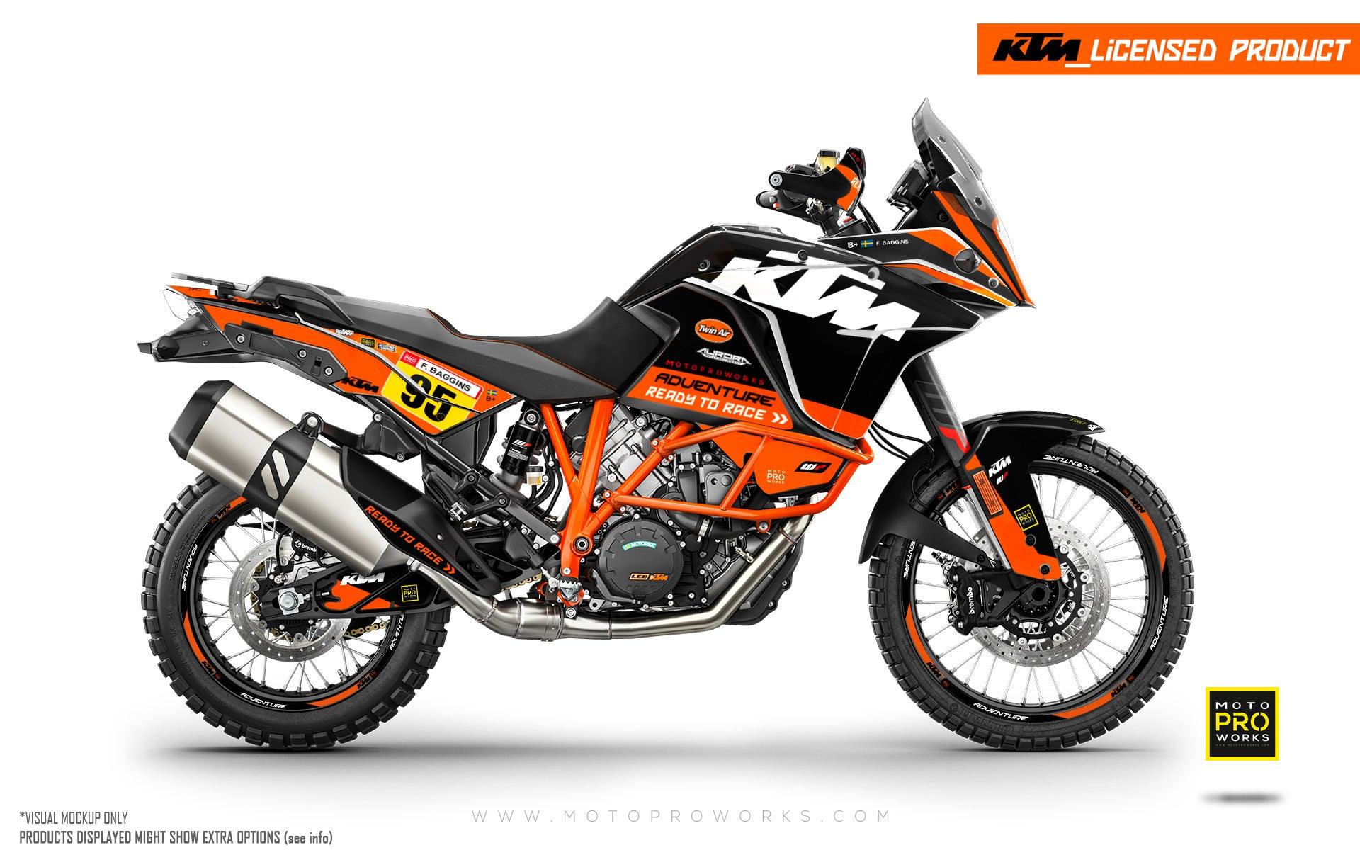 KTM 1050/1090/1190 Adventure GRAPHICS - "WAYPOINTER" (Midnight) - MotoProWorks