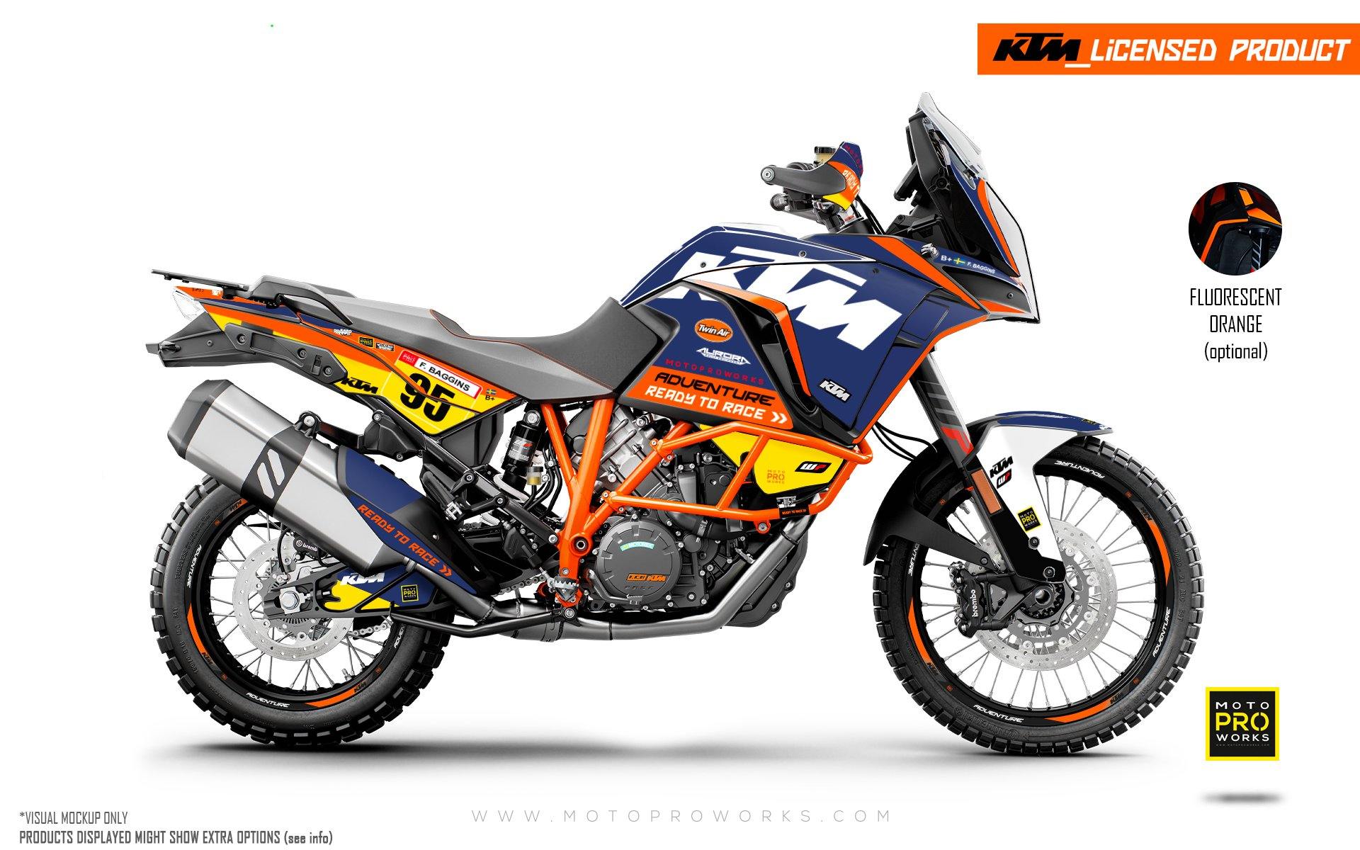 KTM 1290 Adventure GRAPHIC KIT - "Waypointer" (Dawn) - MotoProWorks | Decals and Bike Graphic kit