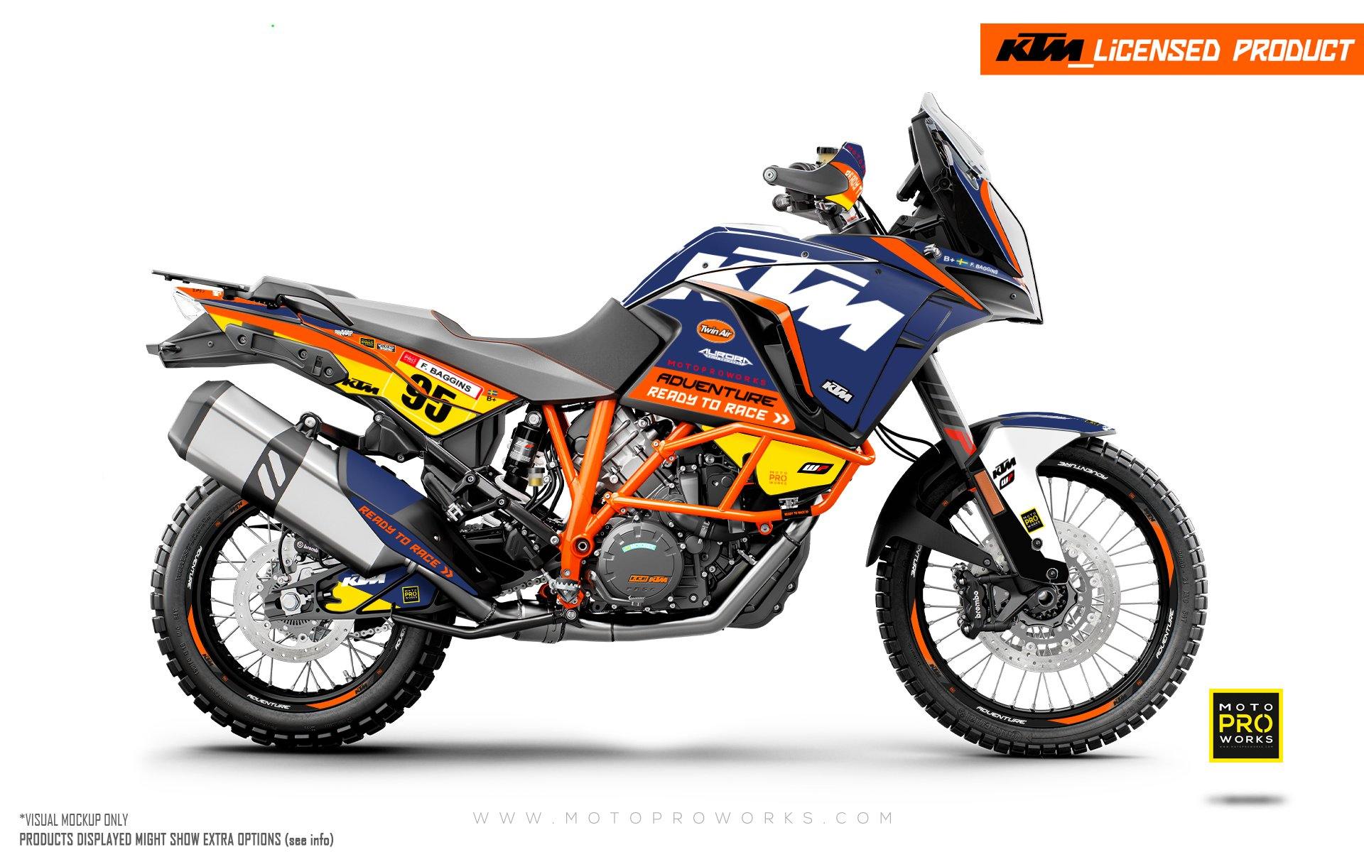 KTM 1290 Adventure GRAPHIC KIT - "Waypointer" (Dawn) - MotoProWorks | Decals and Bike Graphic kit