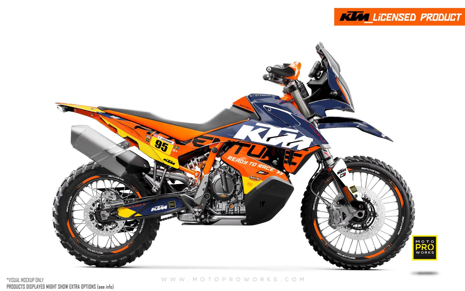 KTM 790/890 Adventure R/S GRAPHIC KIT - "Waypointer" (Dawn) - MotoProWorks | Decals and Bike Graphic kit