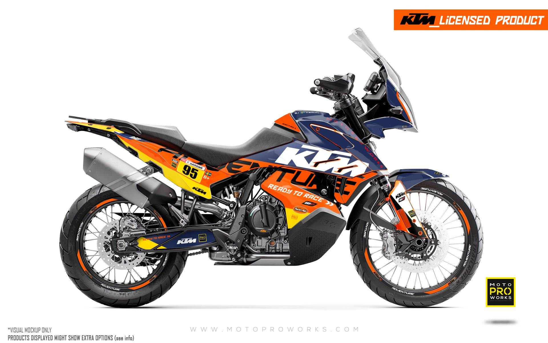 KTM 790/890 Adventure R/S GRAPHIC KIT - "Waypointer" (Dawn) - MotoProWorks | Decals and Bike Graphic kit