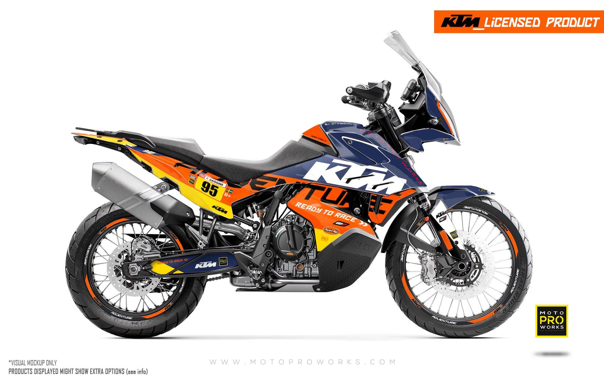 KTM 790/890 Adventure R/S GRAPHIC KIT - "Waypointer" (Dawn) - MotoProWorks | Decals and Bike Graphic kit