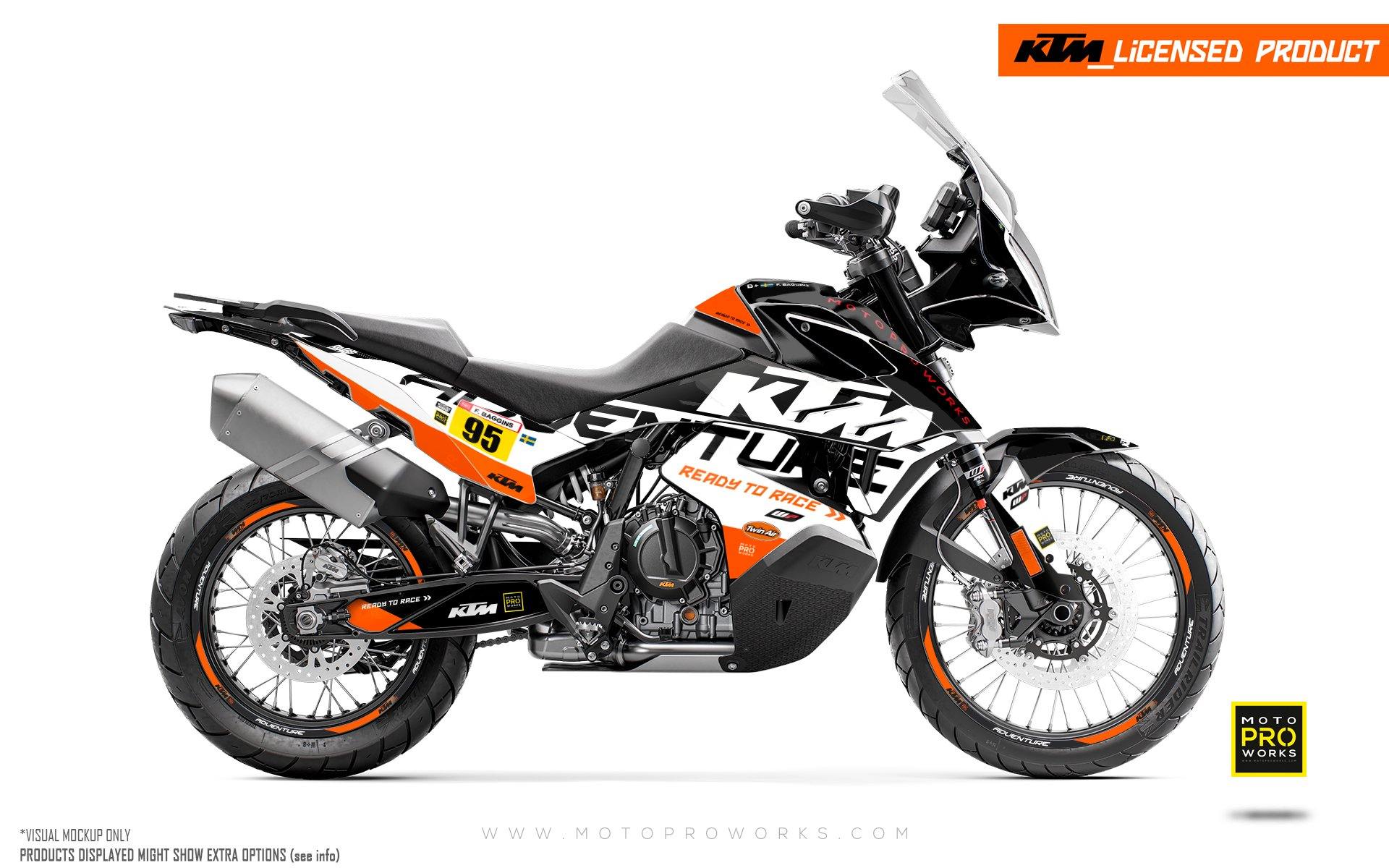 KTM 790/890 Adventure R/S GRAPHIC KIT - "Waypointer" (Night) - MotoProWorks | Decals and Bike Graphic kit