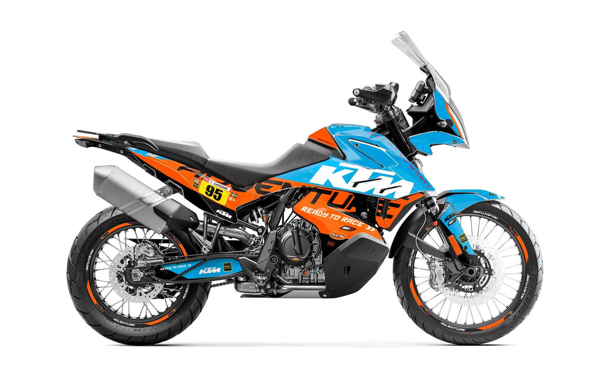 KTM 790/890 Adventure R/S GRAPHICS - "Waypointer" (Ocean) - MotoProWorks