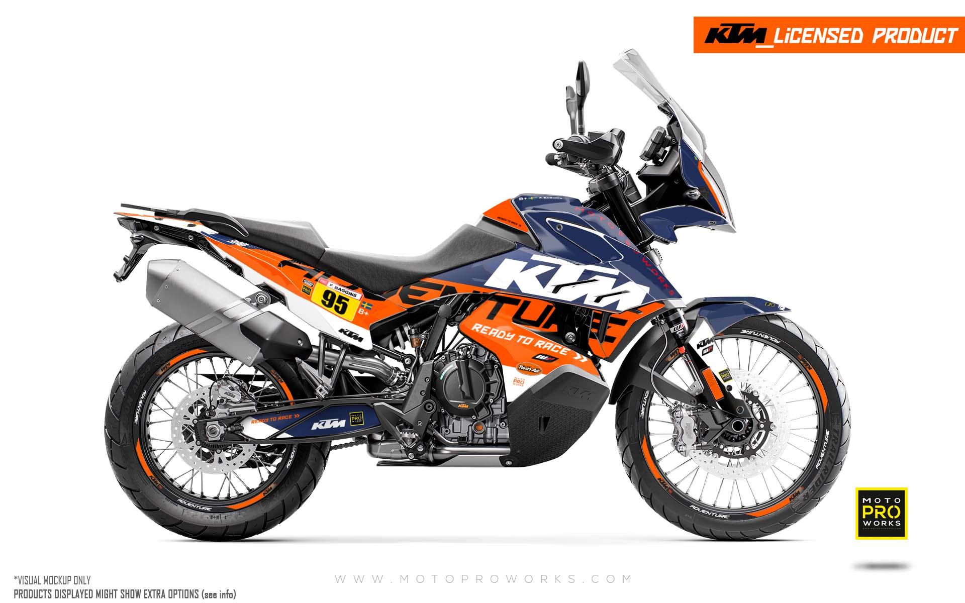 KTM 790/890 Adventure R/S GRAPHICS - "Waypointer" (Sunset) - MotoProWorks