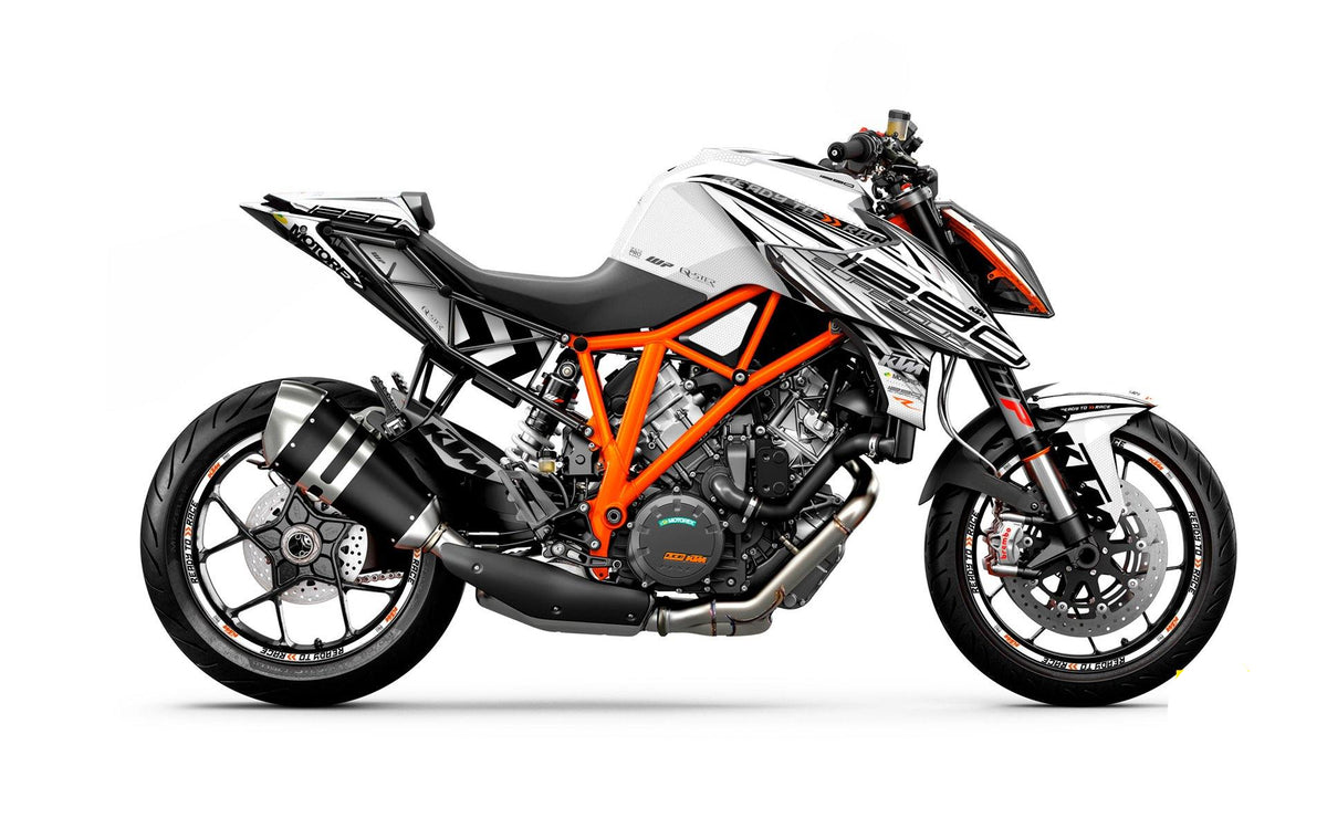 KTM 1290 Super Duke R 2014-2019 - "Vortex" (White) - MotoProWorks