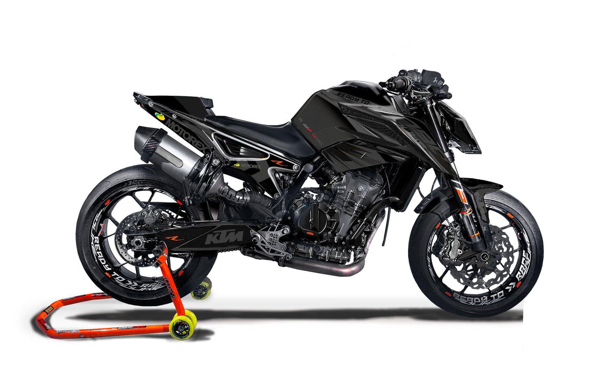 KTM 790/890 Duke GRAPHICS - "Vortex" (Black) - MotoProWorks