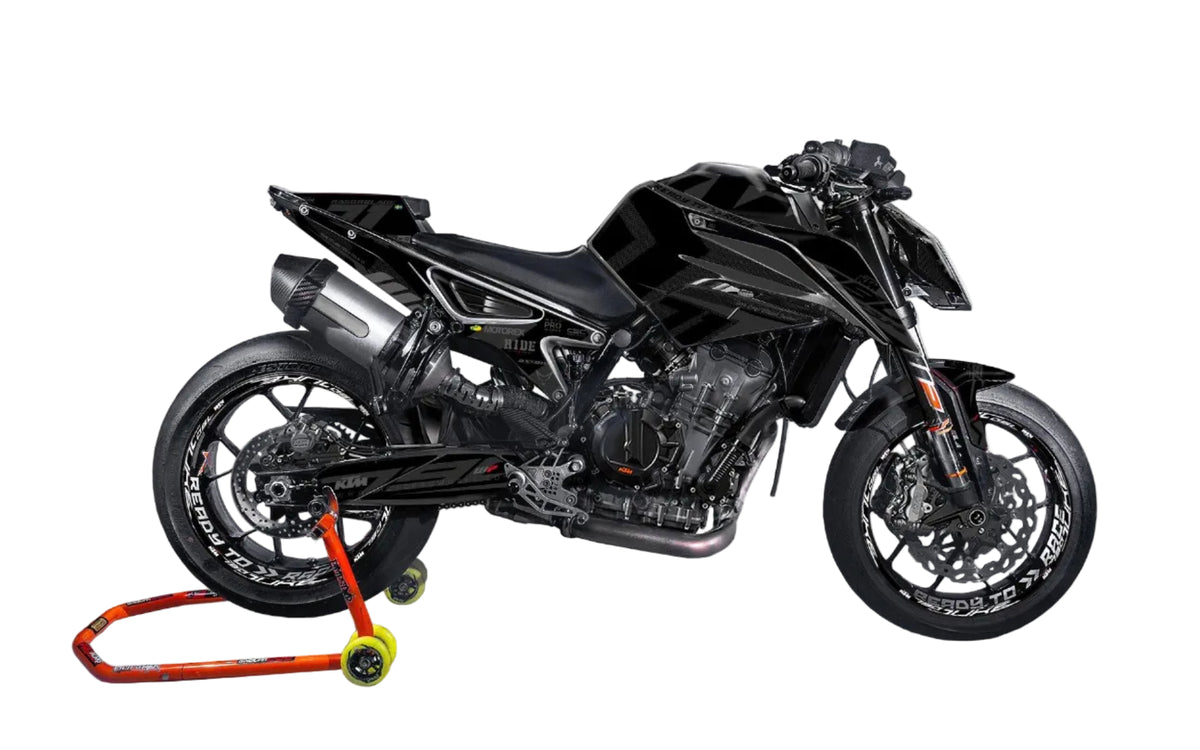 KTM 790 Duke GRAPHICS - "Rasorblade" (Stealth) - MotoProWorks