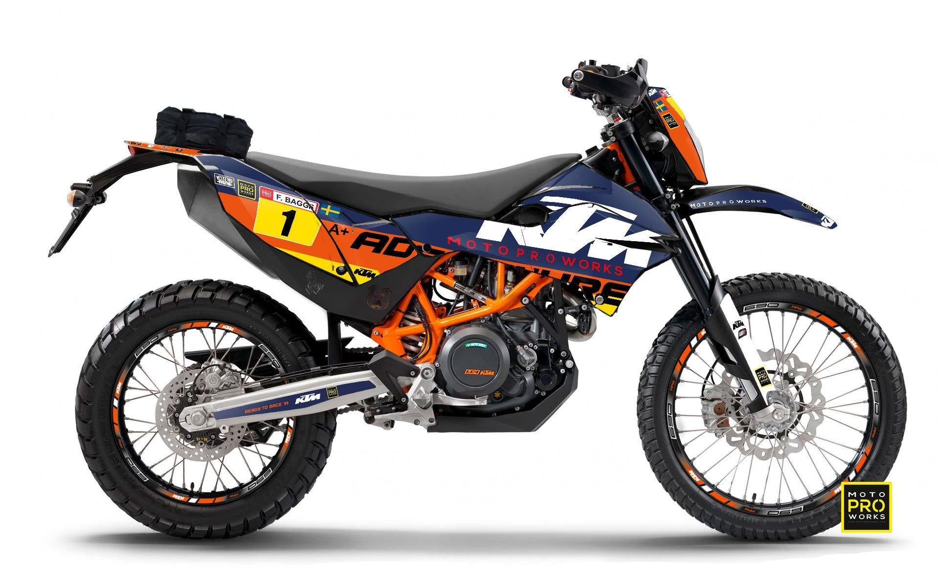 KTM GRAPHIC KIT - "WAYPOINTER" (dawn) - MotoProWorks | Decals and Bike Graphic kit