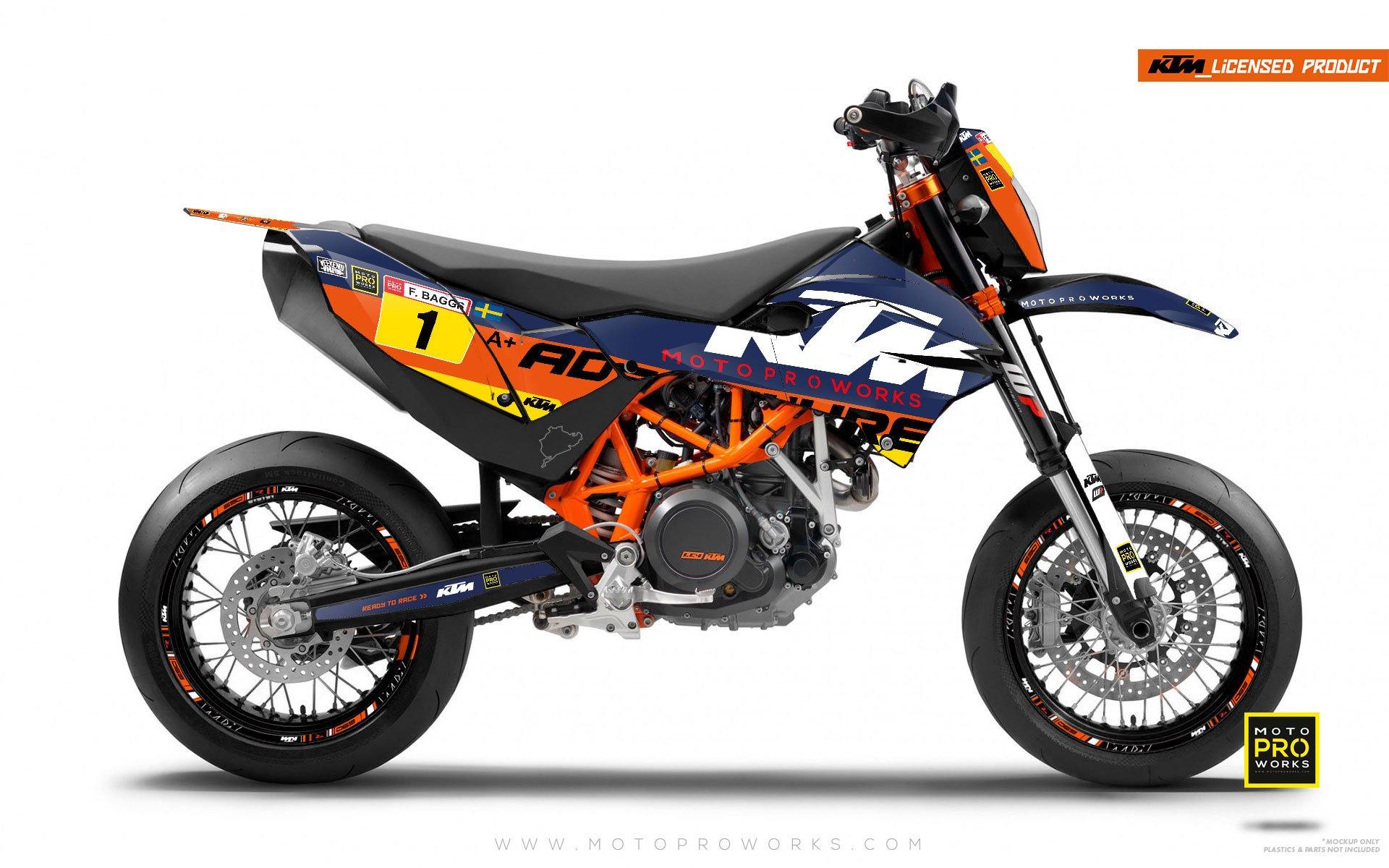 KTM GRAPHIC KIT - "WAYPOINTER" (dawn) - MotoProWorks | Decals and Bike Graphic kit