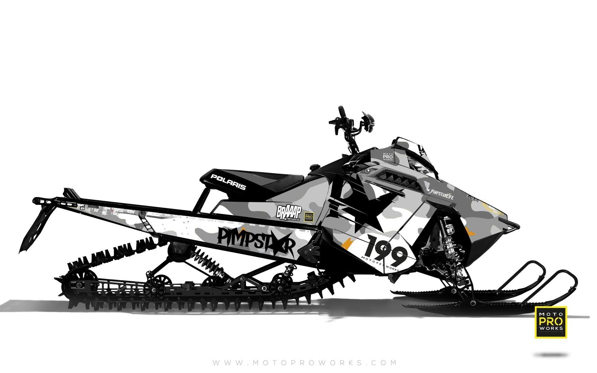 Polaris Graphics - "Wildcamo" (white) - MotoProWorks | Decals and Bike Graphic kit