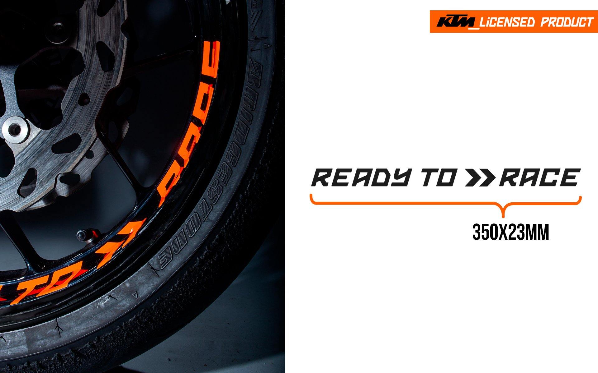 KTM Decals - "Ready To Race" - MotoProWorks | Decals and Bike Graphic kit