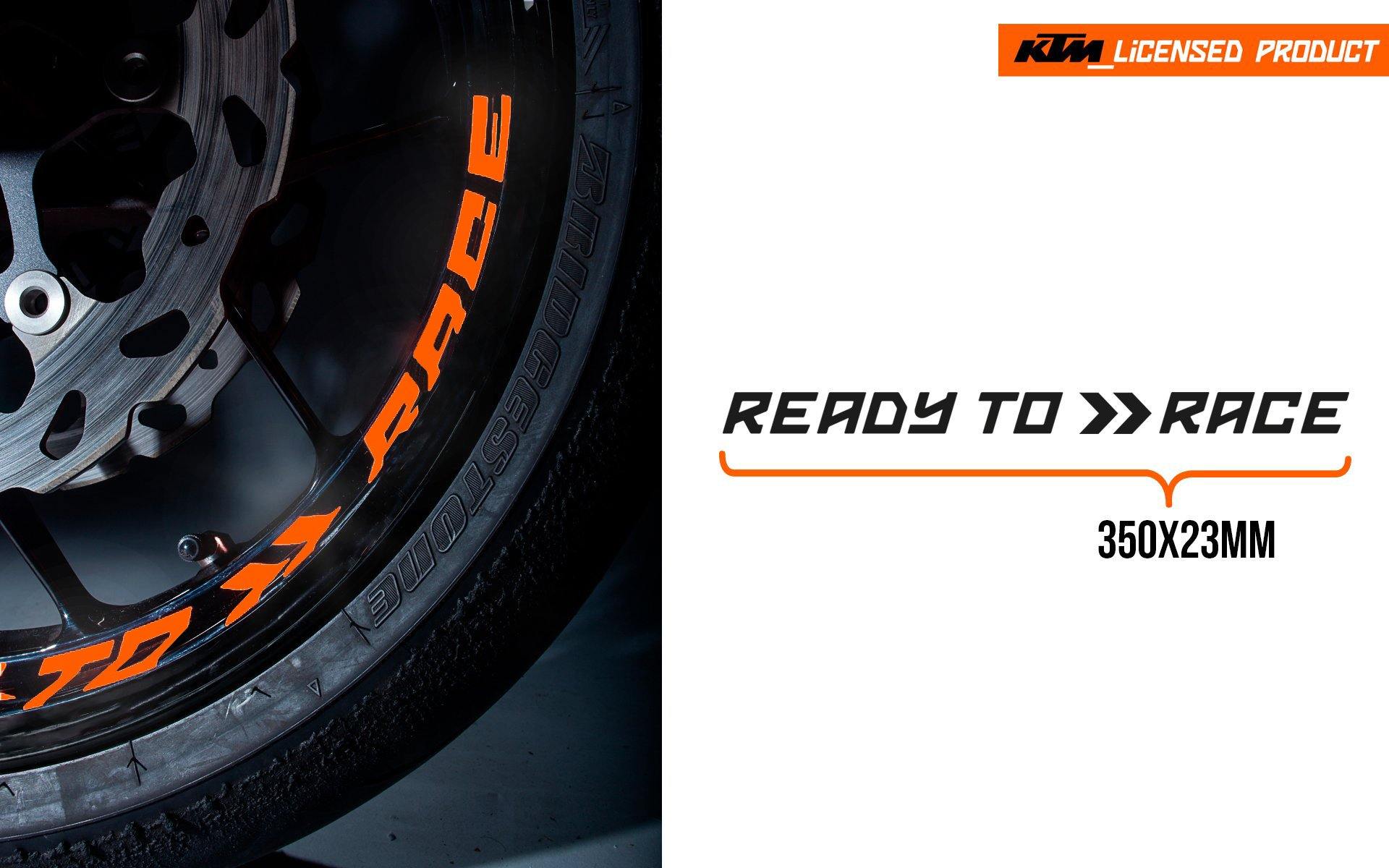 KTM Decals - "Ready To Race" - MotoProWorks | Decals and Bike Graphic kit